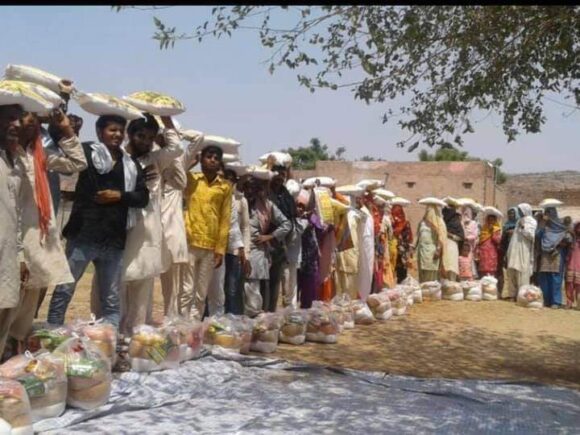 Free distribution of ration kit